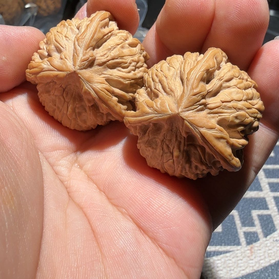 文玩核桃吊坠一**李御龙三棱