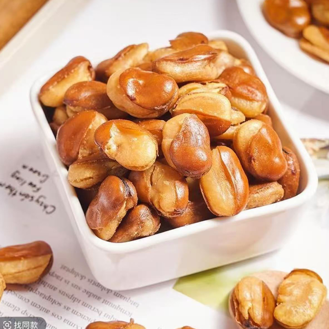 香酥牛肉味兰花豆下酒菜解馋小零食