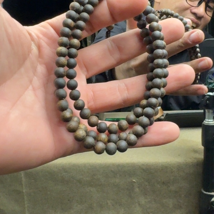 痿***宝沉香手串卡6沉水多圈19克