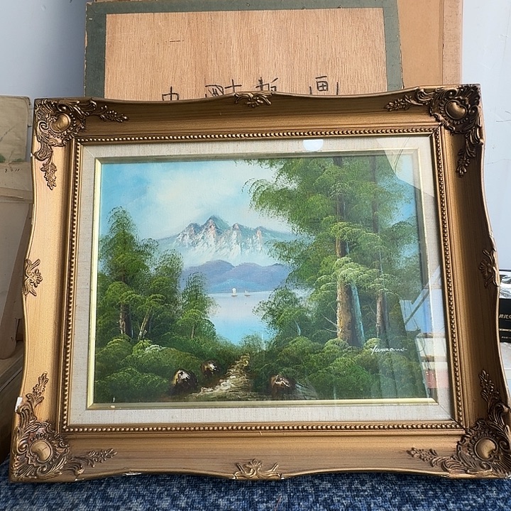 中古字画作品有磕碰瑕疵拍下看