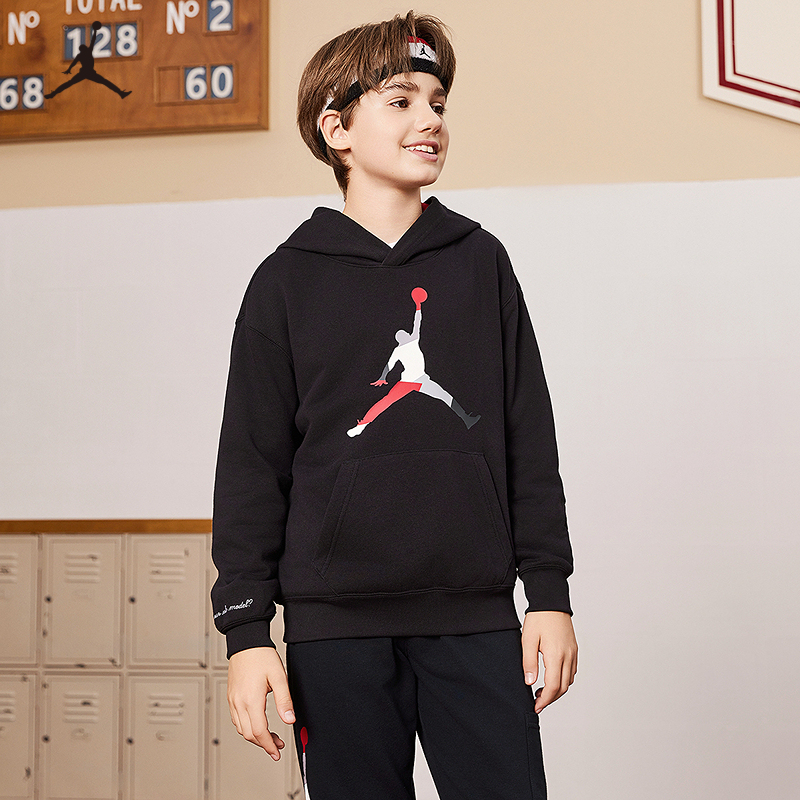 【官方旗舰】AIR JORDAN儿童童装套头连帽卫衣JDB-PO-D414
