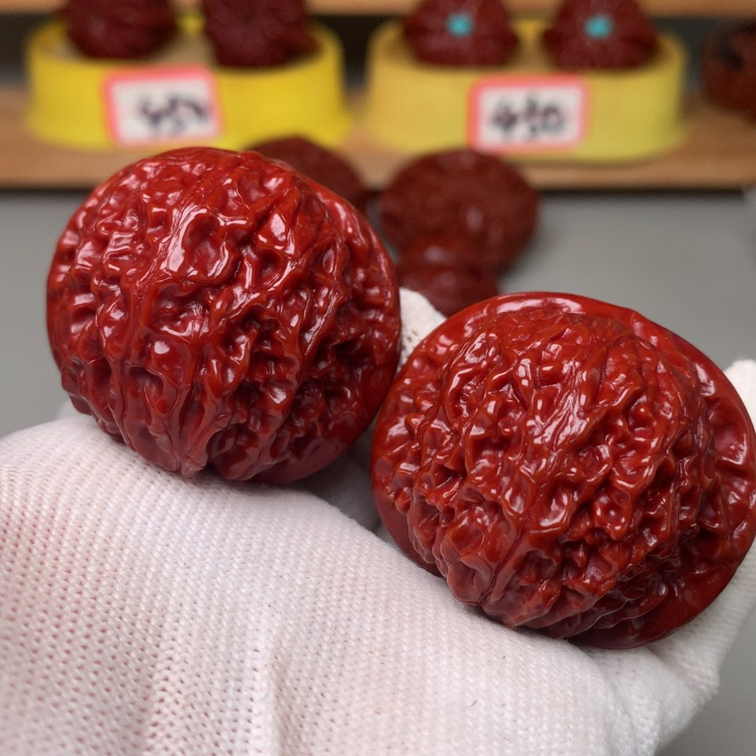 文玩核桃把件蓟县元宝