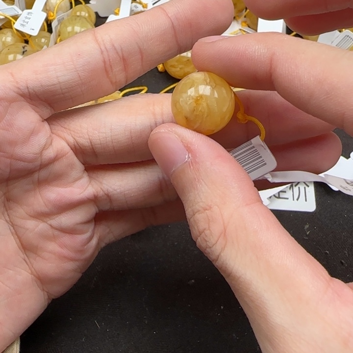 蜜蜡未镶嵌珠宝奇石天然176