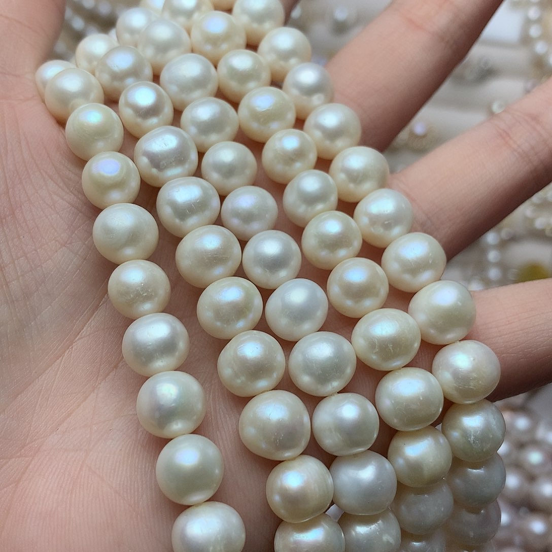 淡水珍珠9-10未镶嵌a119项链