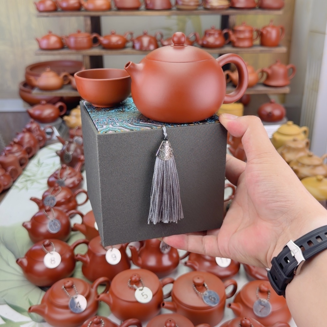 紫砂茶壶200cc内嵌西施壶