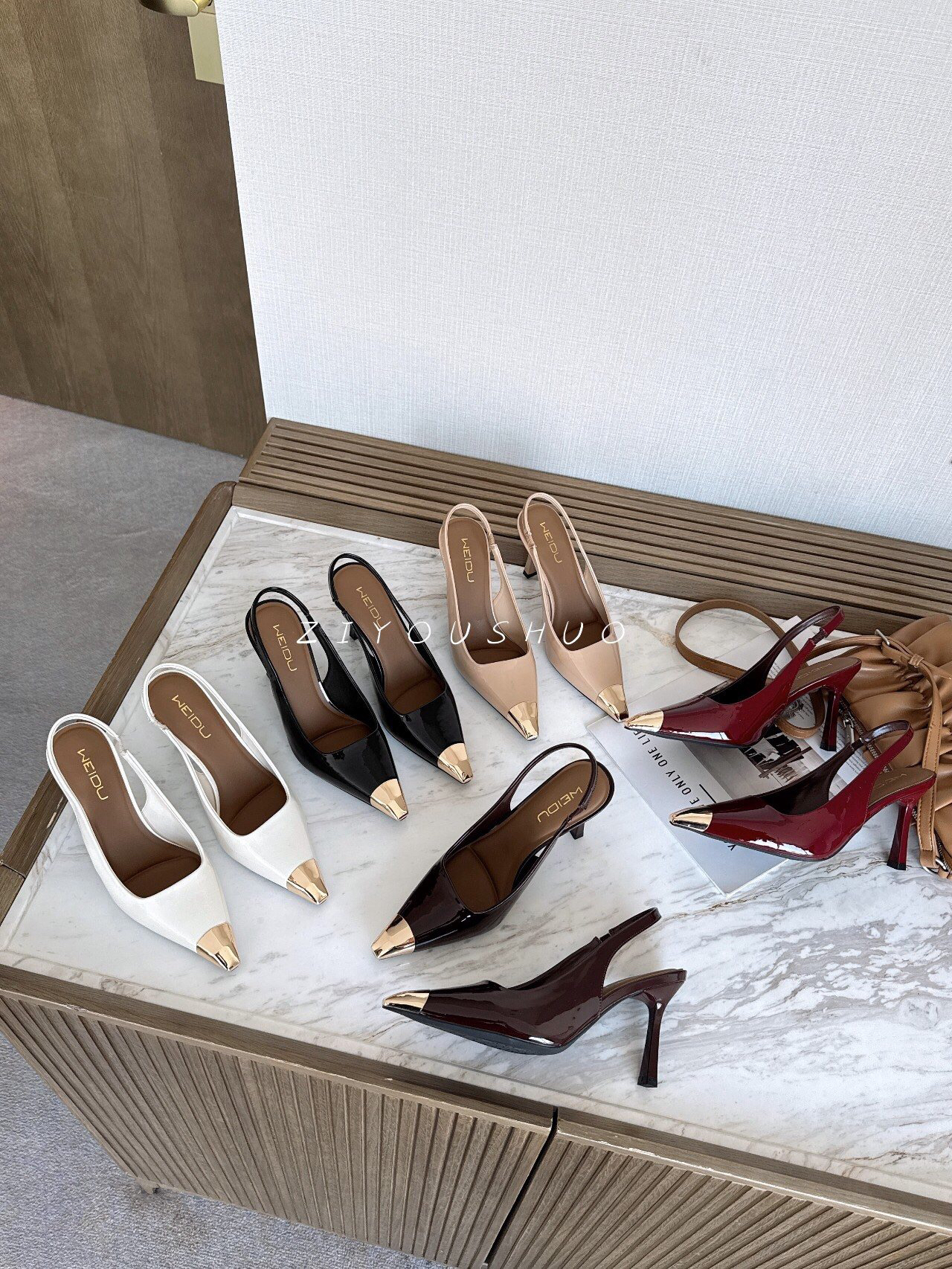 方头细跟高跟鞋尖头时尚法式性感Z5205127气质单鞋