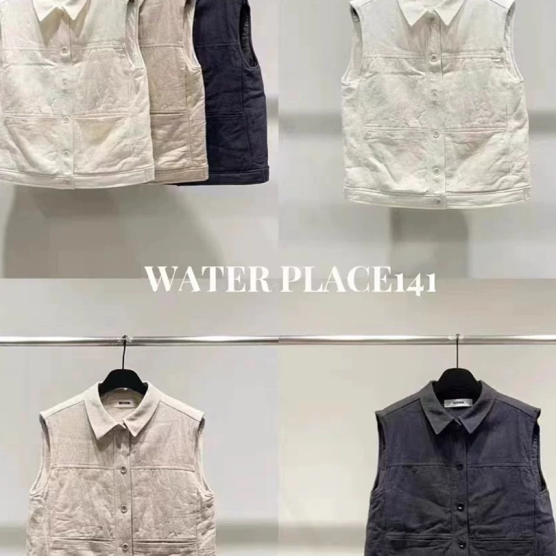 东大门正品River两色夹棉马甲