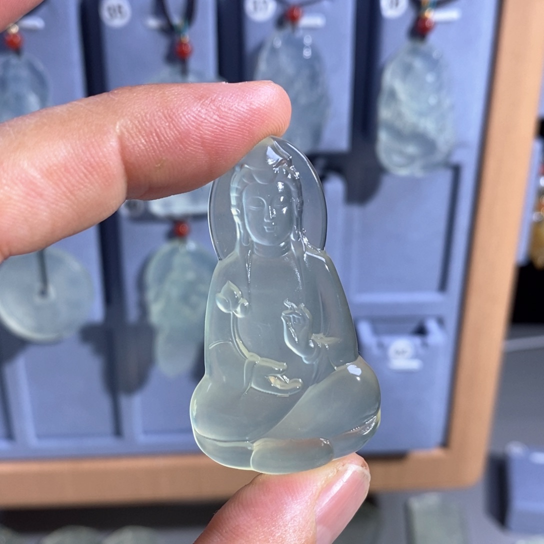 未镶嵌岫玉吊坠吊坠