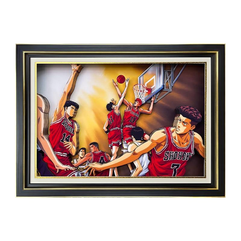 灌篮高手周边立体画全家福赤木晴子摆件樱木花道拼图装饰画流川枫