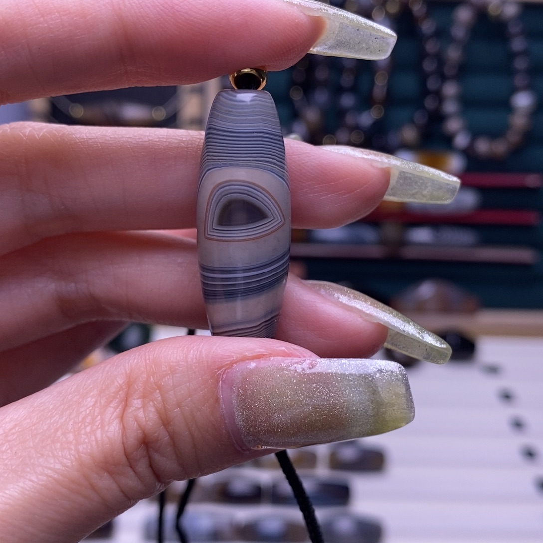 明***天玛瑙/玉髓合金颈饰