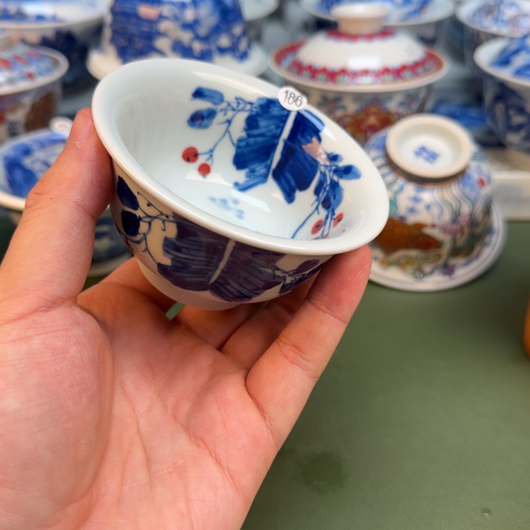 彦祖纯手工手绘茶具186