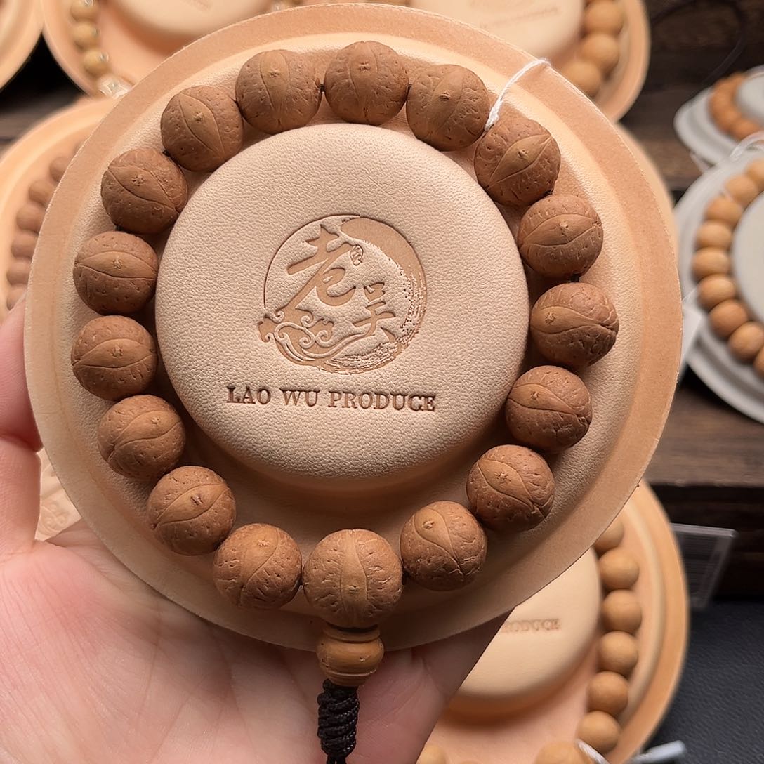 凤眼菩提手串精品15mm红皮高密度油性十足慈悲眼