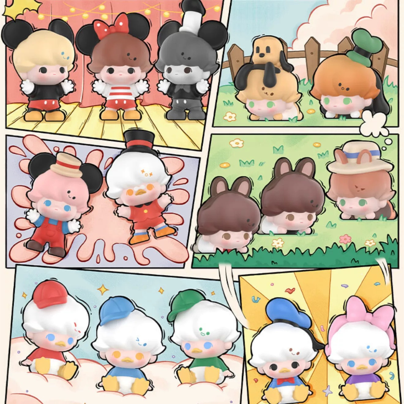 【拆盒】POPMART泡泡玛特DIMOO WORLD迪士-尼系列萌粒盲盒