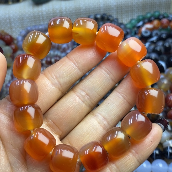 玛瑙/玉髓手链未镶嵌