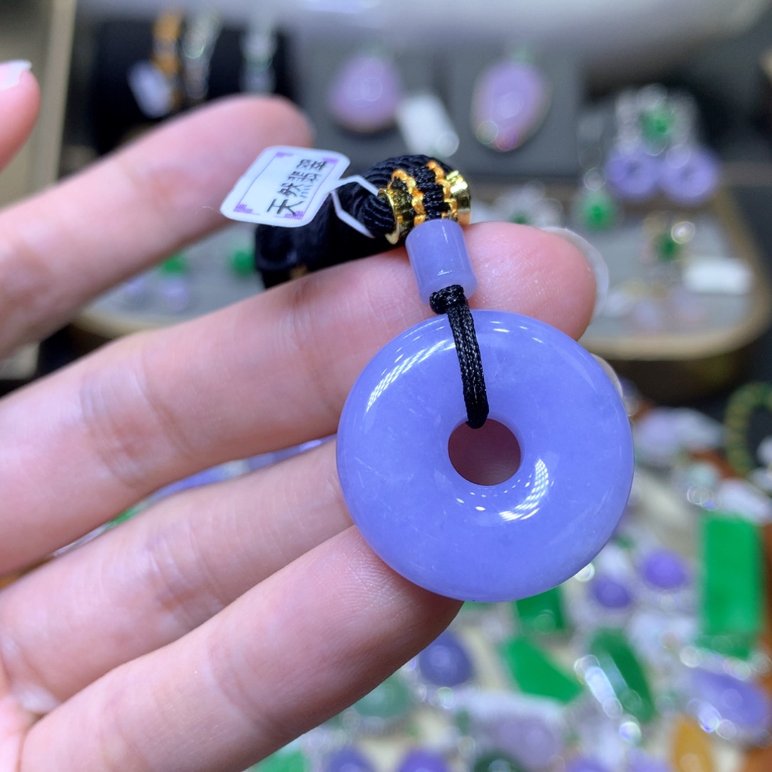 【闪购商品】翡翠颈饰未镶嵌翡翠吊坠项链