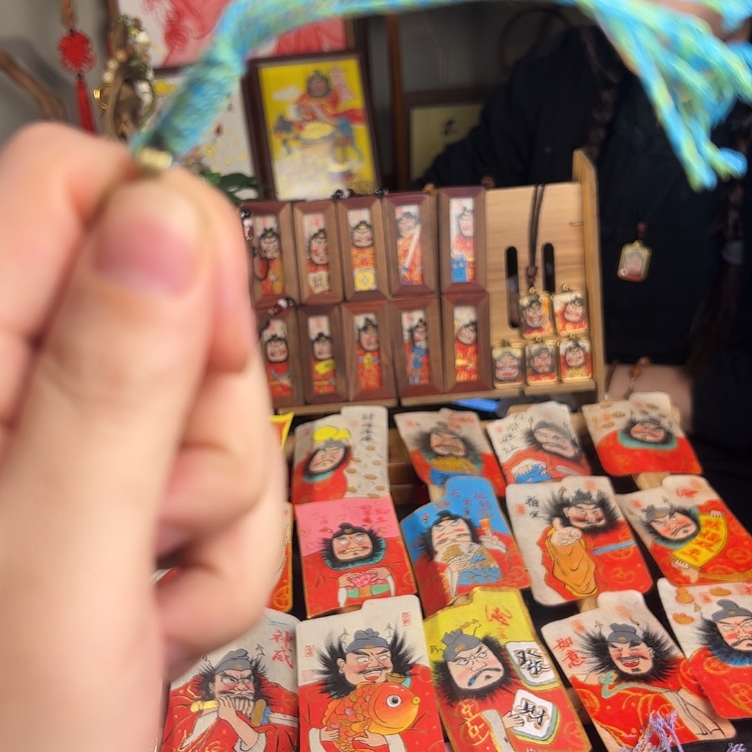 纯手绘手工制作挂件平安