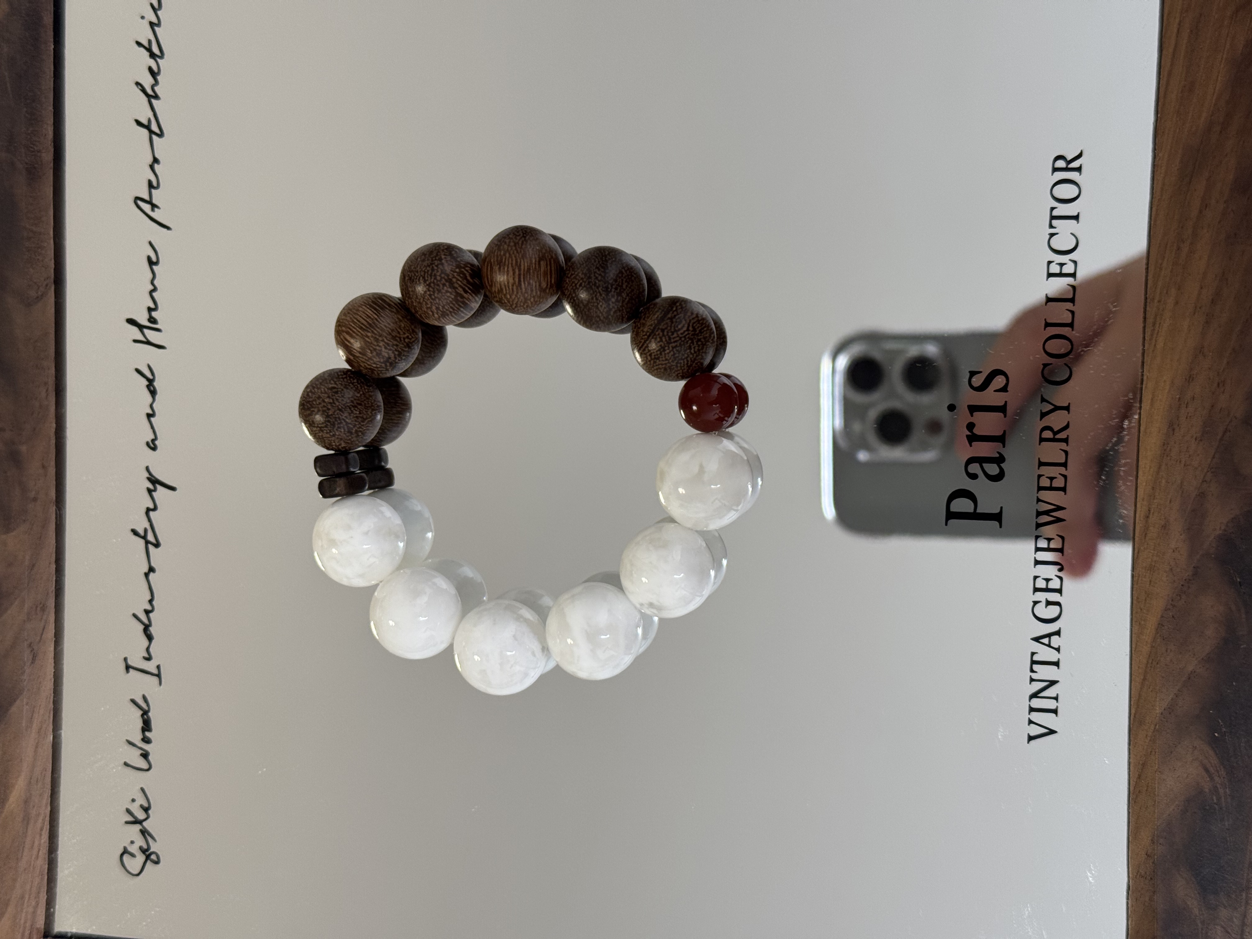 【冬日森雪】天然雪花幽灵水晶手串‘多样性发货’y-008