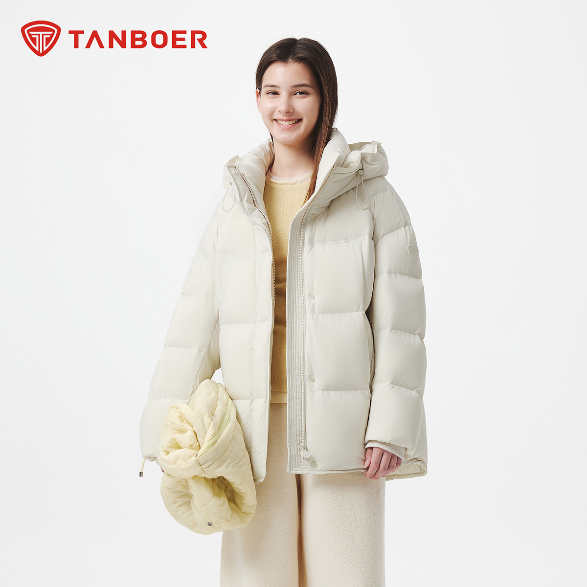 【达人链接】坦博尔一手长云感泡芙羽绒服+TB5530560Z
