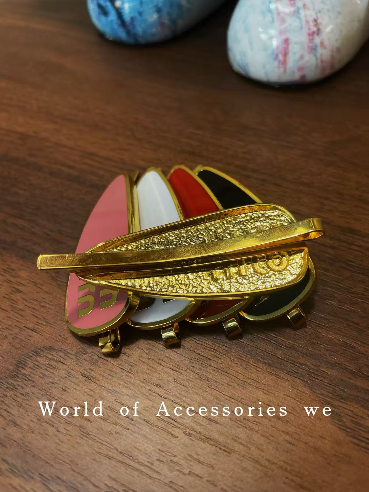 25S 007 珐琅 一字夹