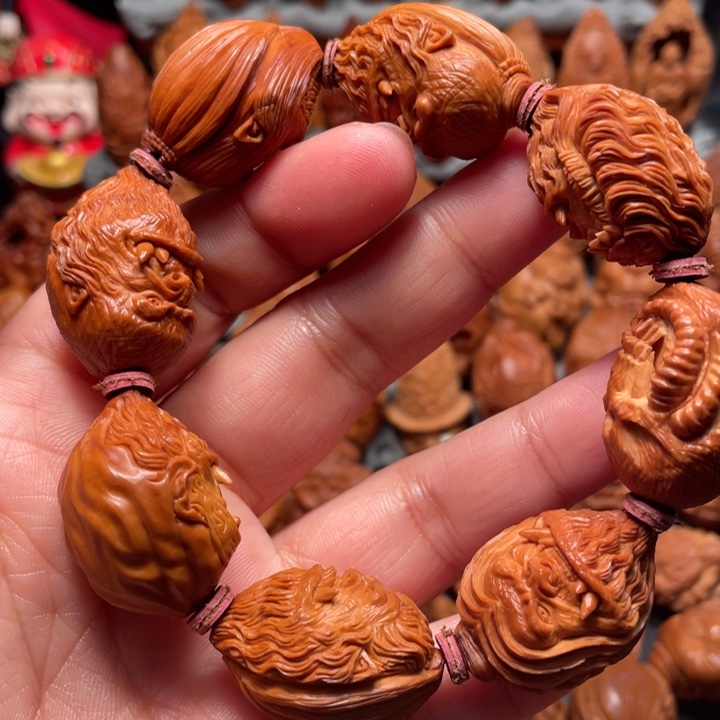 【闪购商品】橄榄核手串/手链魔兽。