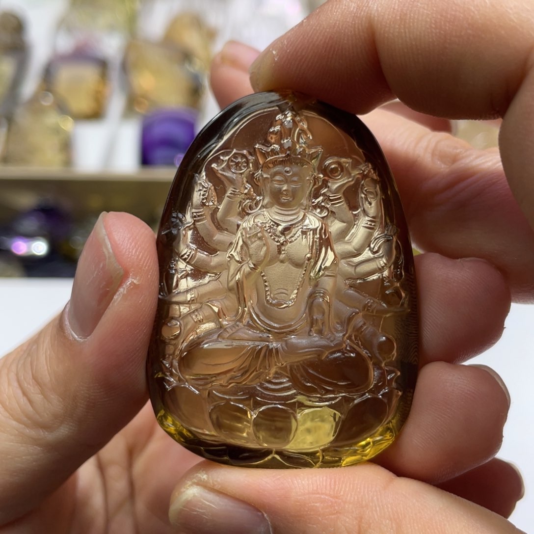 未镶嵌颈饰水晶定制