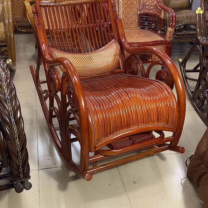 休***生藤滕王阁大号摇椅