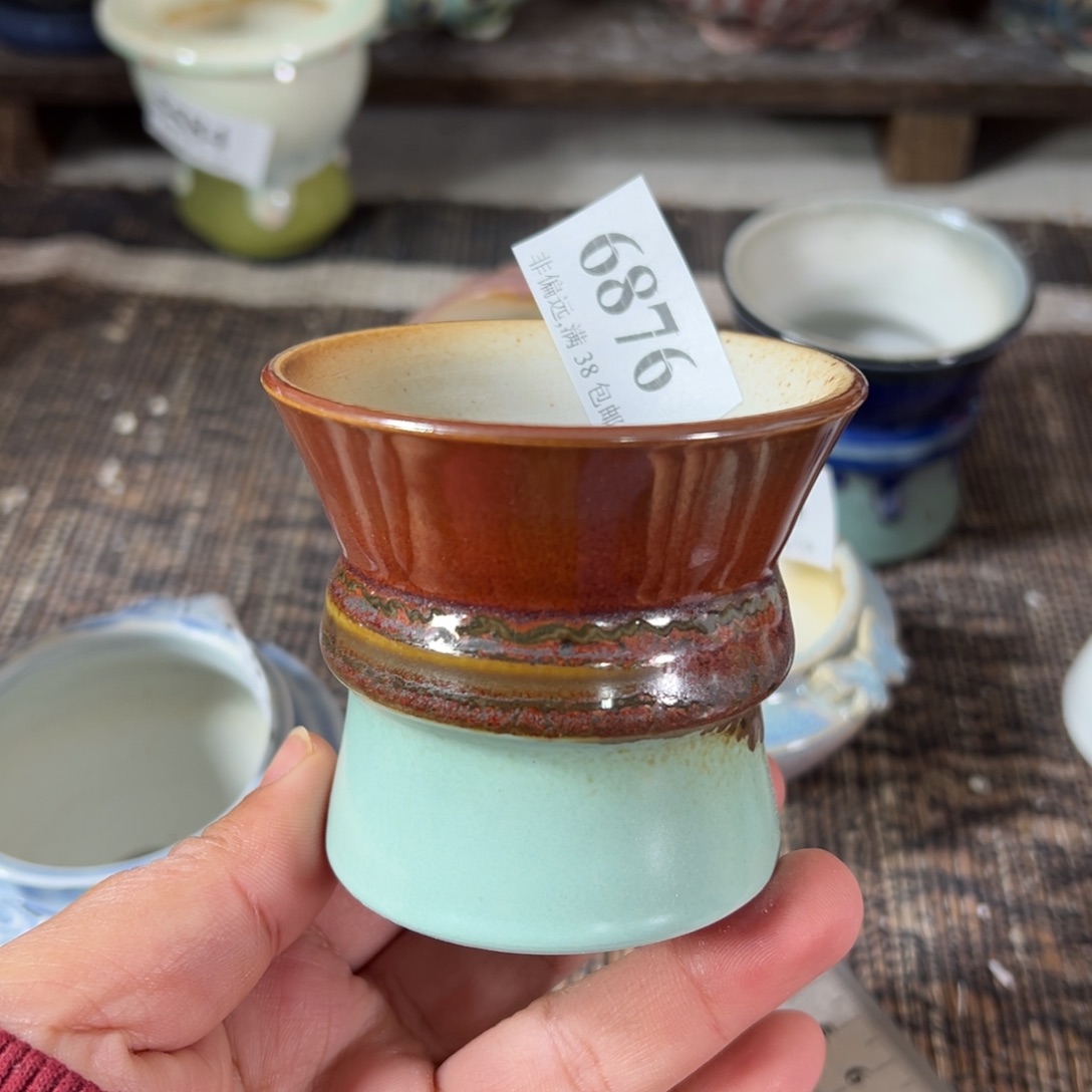 陶瓷景德镇手工花盆