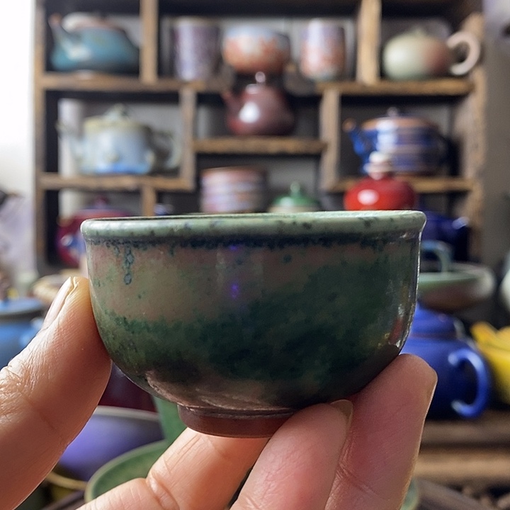 嘻*中国神后钧瓷茶具