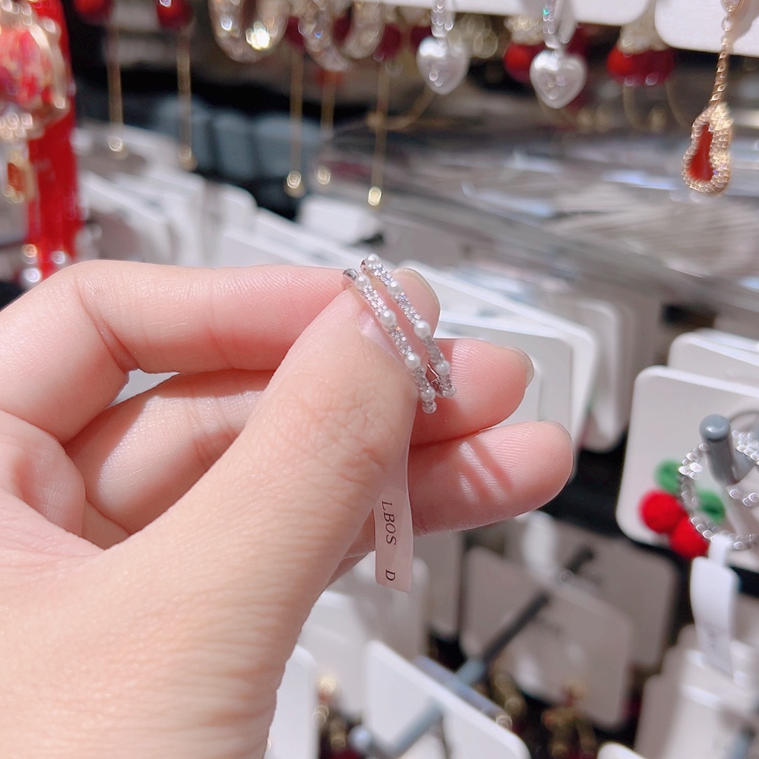 锆石纯铜合金耳环