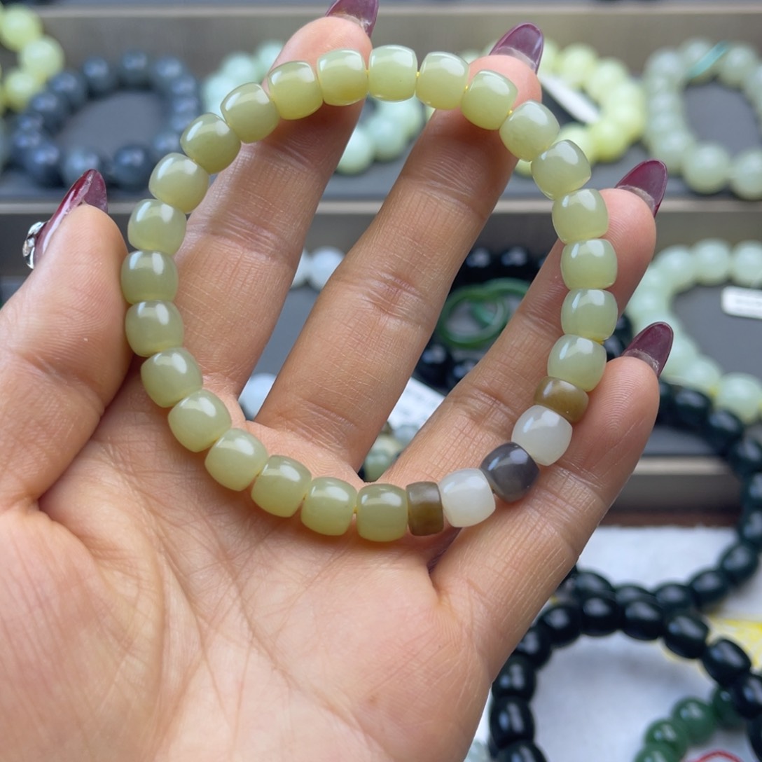 和田玉手链未镶嵌