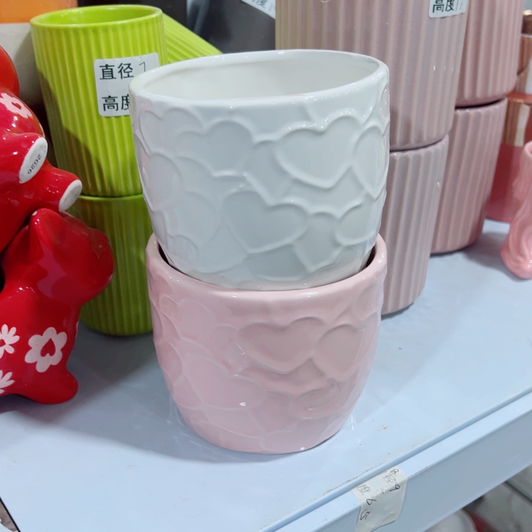 有孔，陶瓷花盆满10米包邮发货