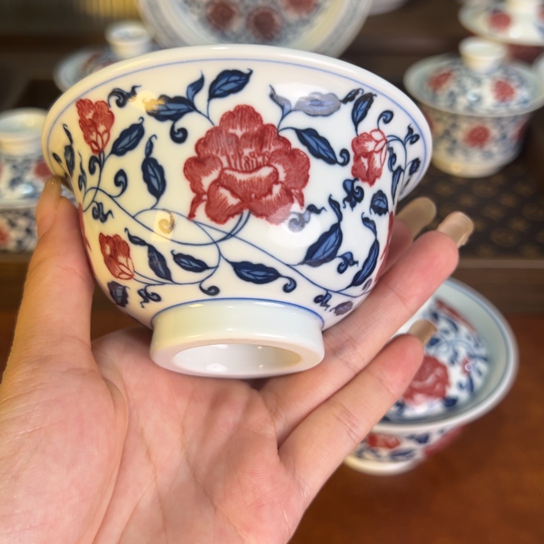 摆件景德镇茶器百宝箱陶瓷