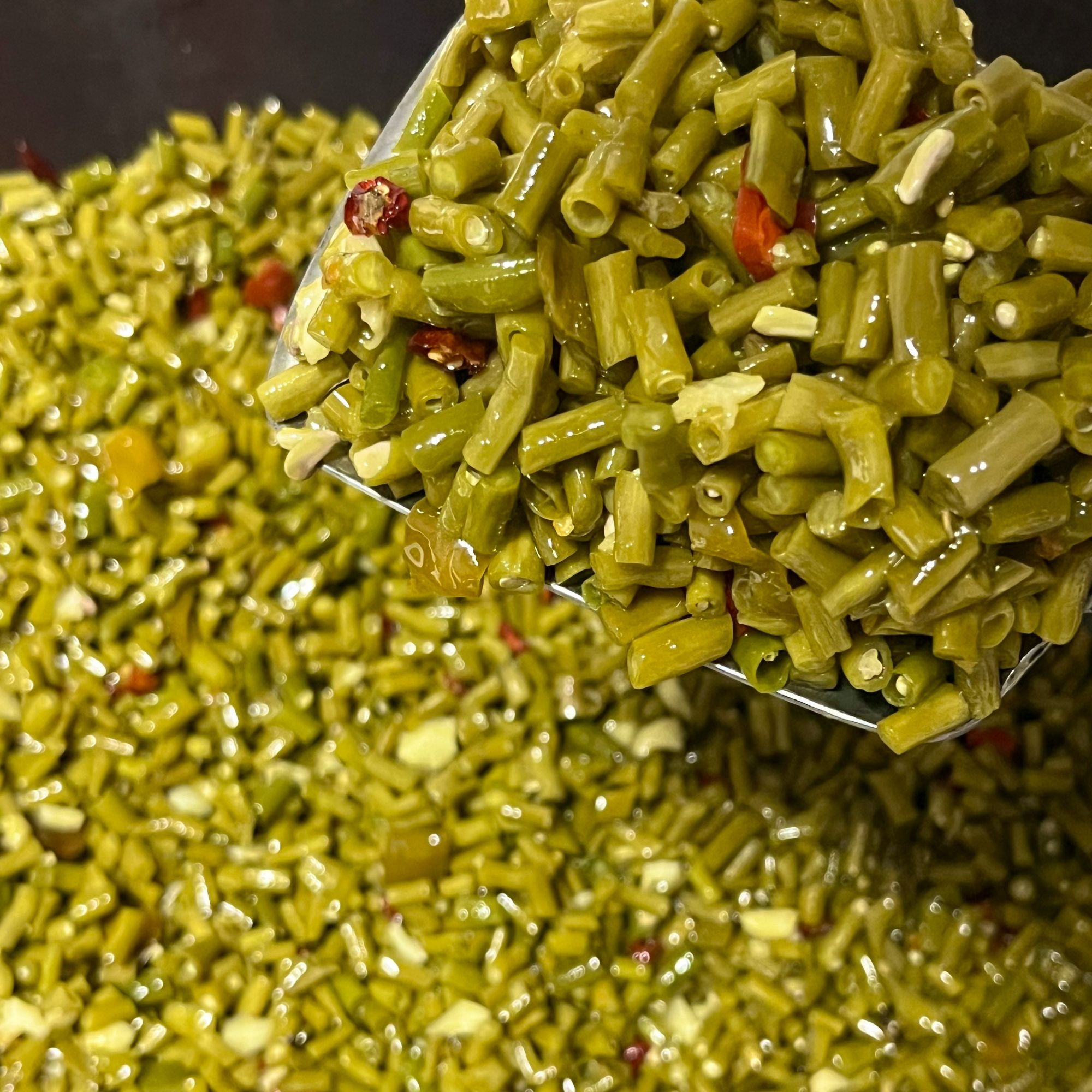 【炒豇豆挫子】农家腌制豇豆自家炒制即食咸菜