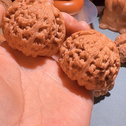 文玩核桃把件南疆石45