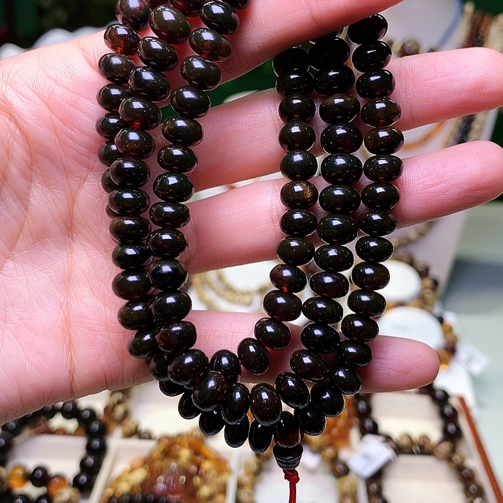 琥珀未镶嵌裸石抚顺琥珀8/血翳Y642