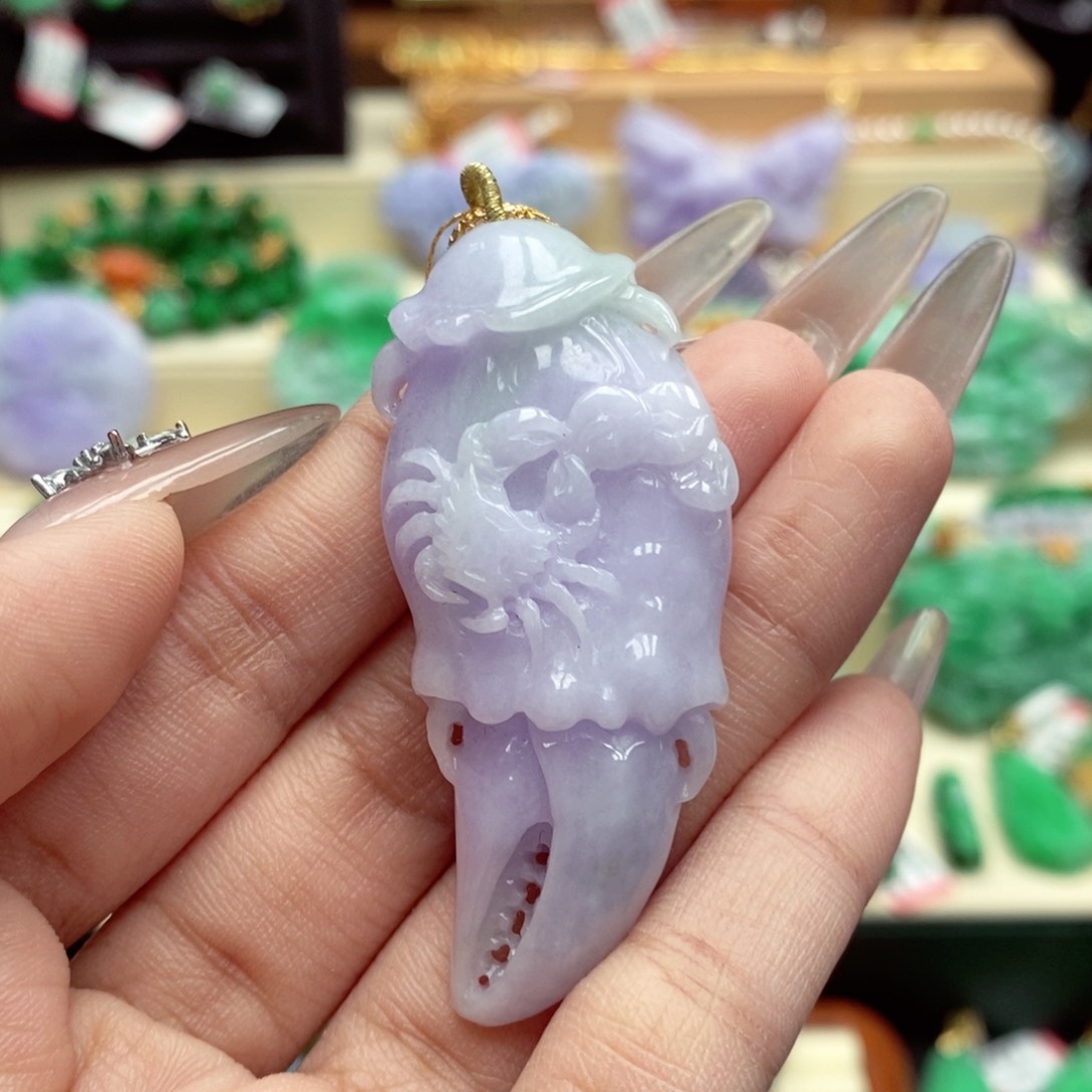 颈饰未镶嵌翡翠翡翠吊坠
