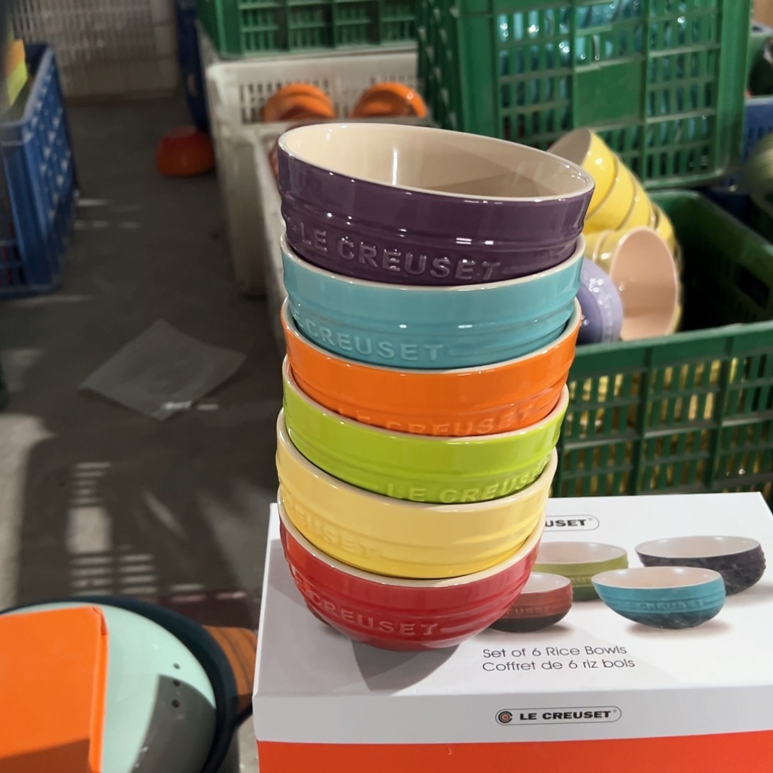 陶瓷 +-+++4.75碗6个彩虹色