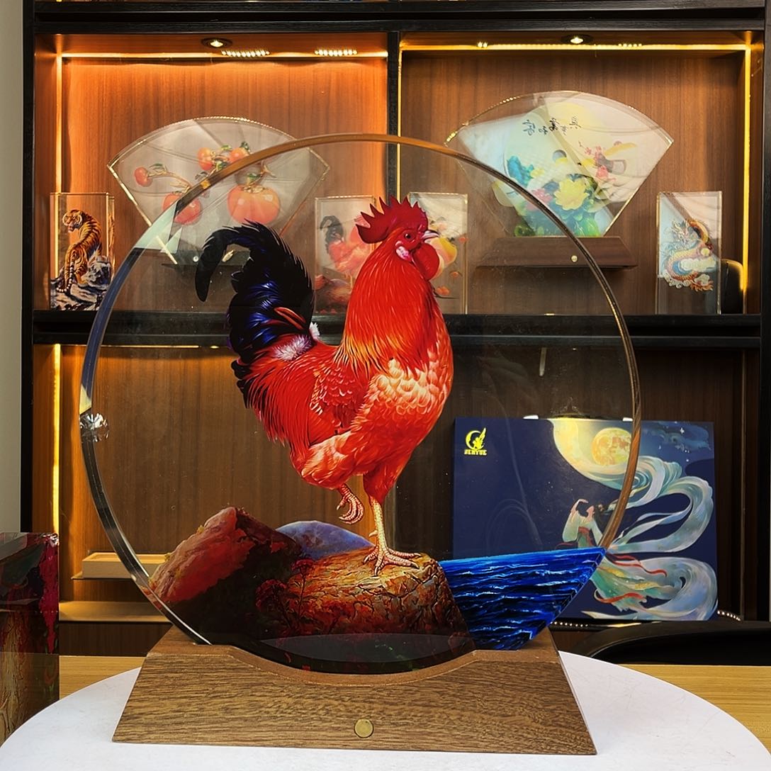 一***求人造水晶大号公鸡