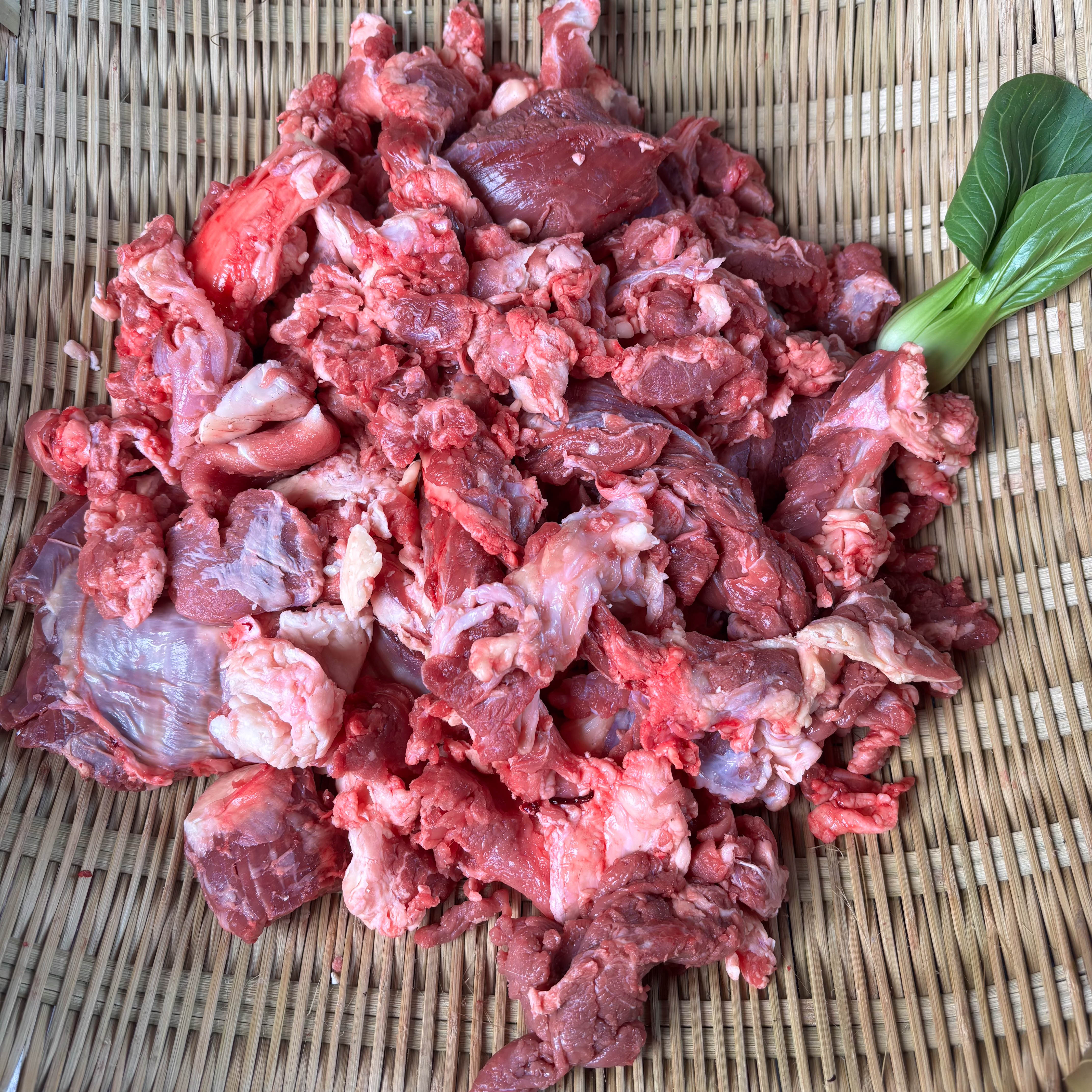 （大块碎肉 黄牛肉）重庆高山农村放山黄牛 大块碎肉 顺丰包邮