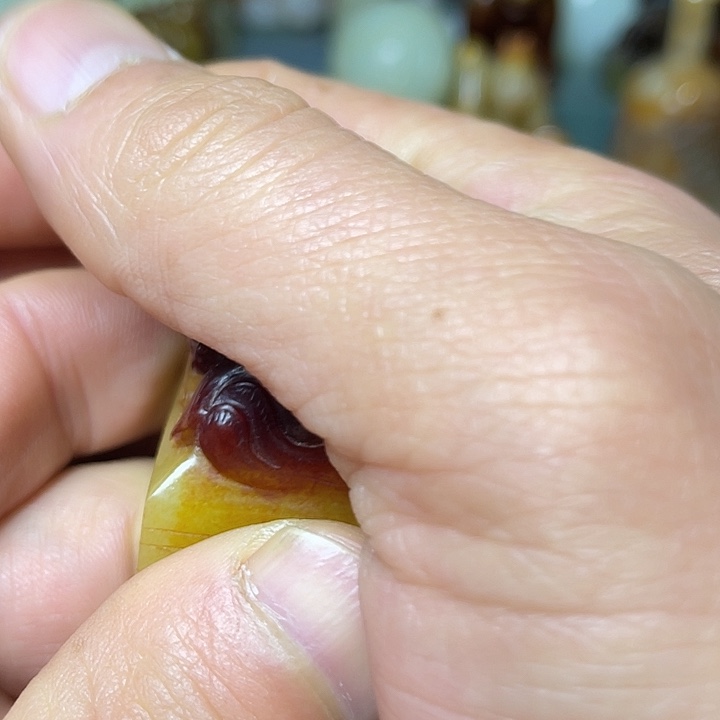 飞***启和田玉未镶嵌挂件