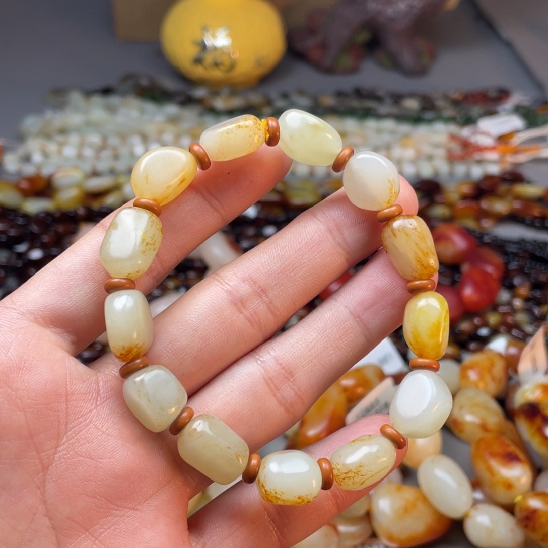 和田玉手链未镶嵌