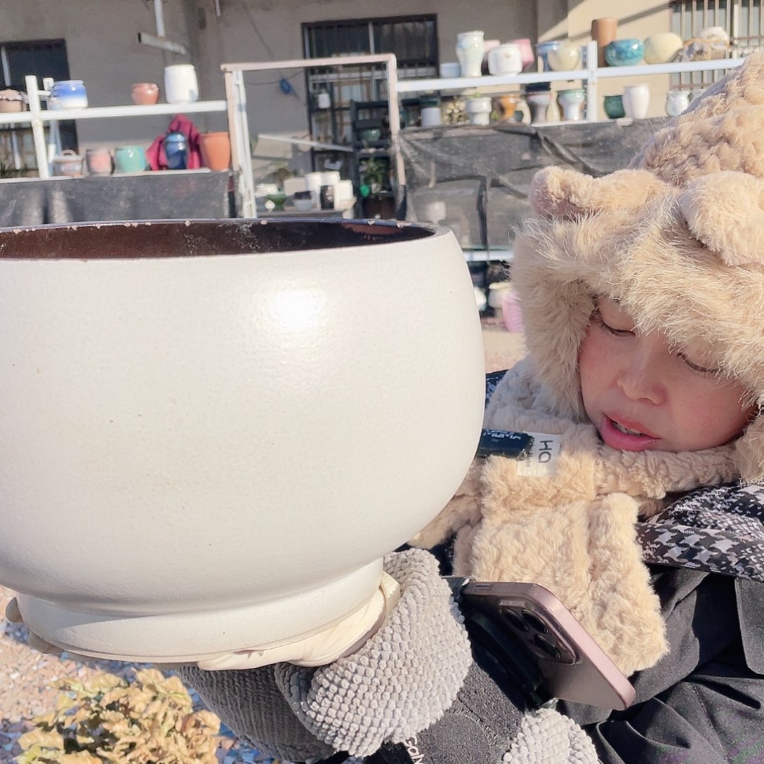 红陶王嫂花盆0115-61