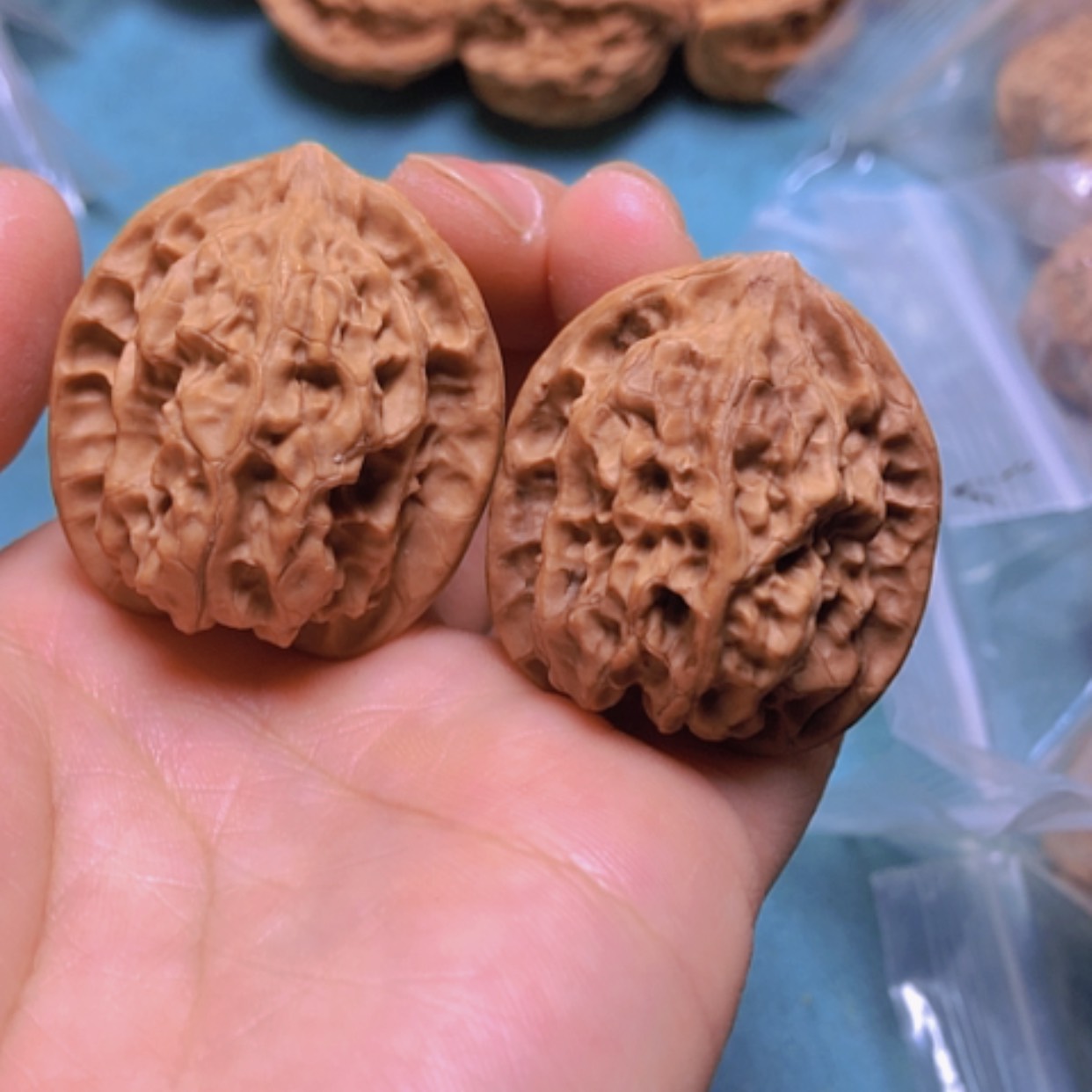 【闪购商品】核桃把件33磐石修尖出油