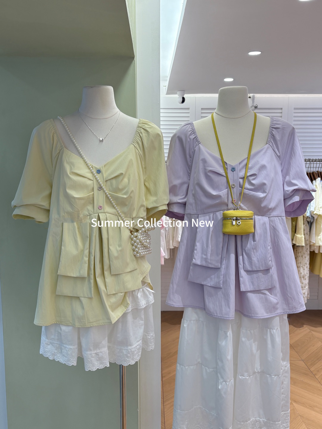 糖果色超显瘦彩扣小衫9440