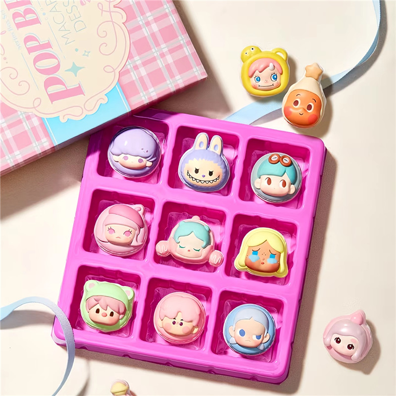 满满【拆盒】泡泡家马卡龙甜品系列萌粒（许愿）潮玩盲盒代拆