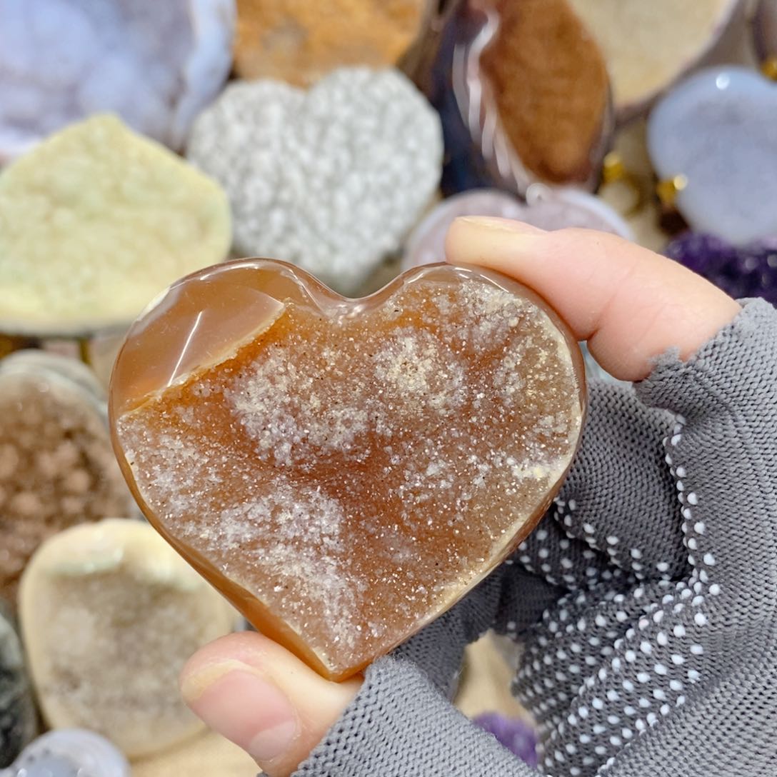 天然水晶摆件未镶嵌紫晶