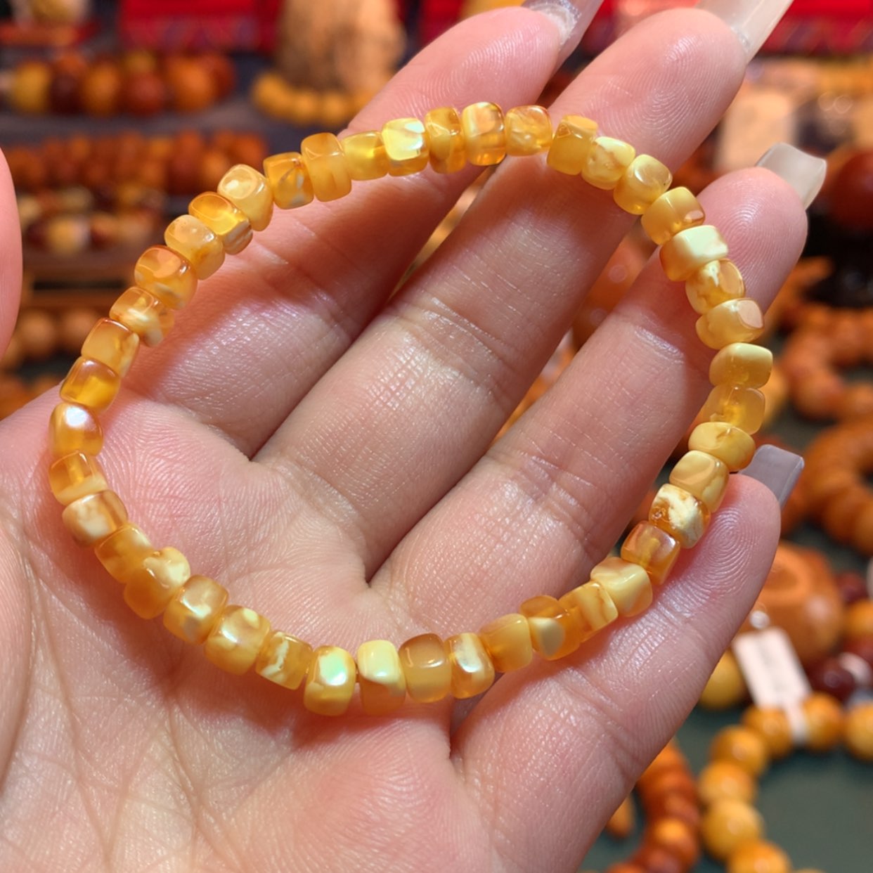【闪购商品】蜜蜡手串未镶嵌蜜蜡手串