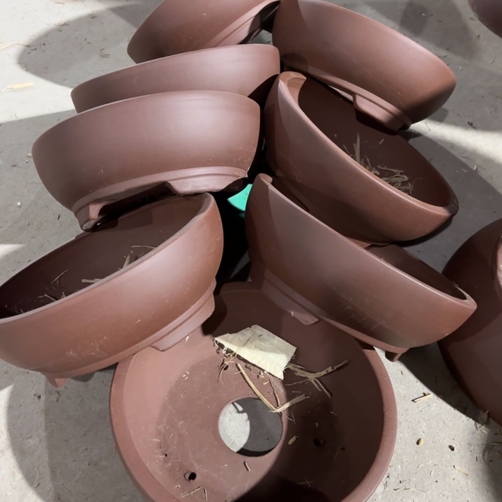 紫砂花盆100-8。  21-8。 