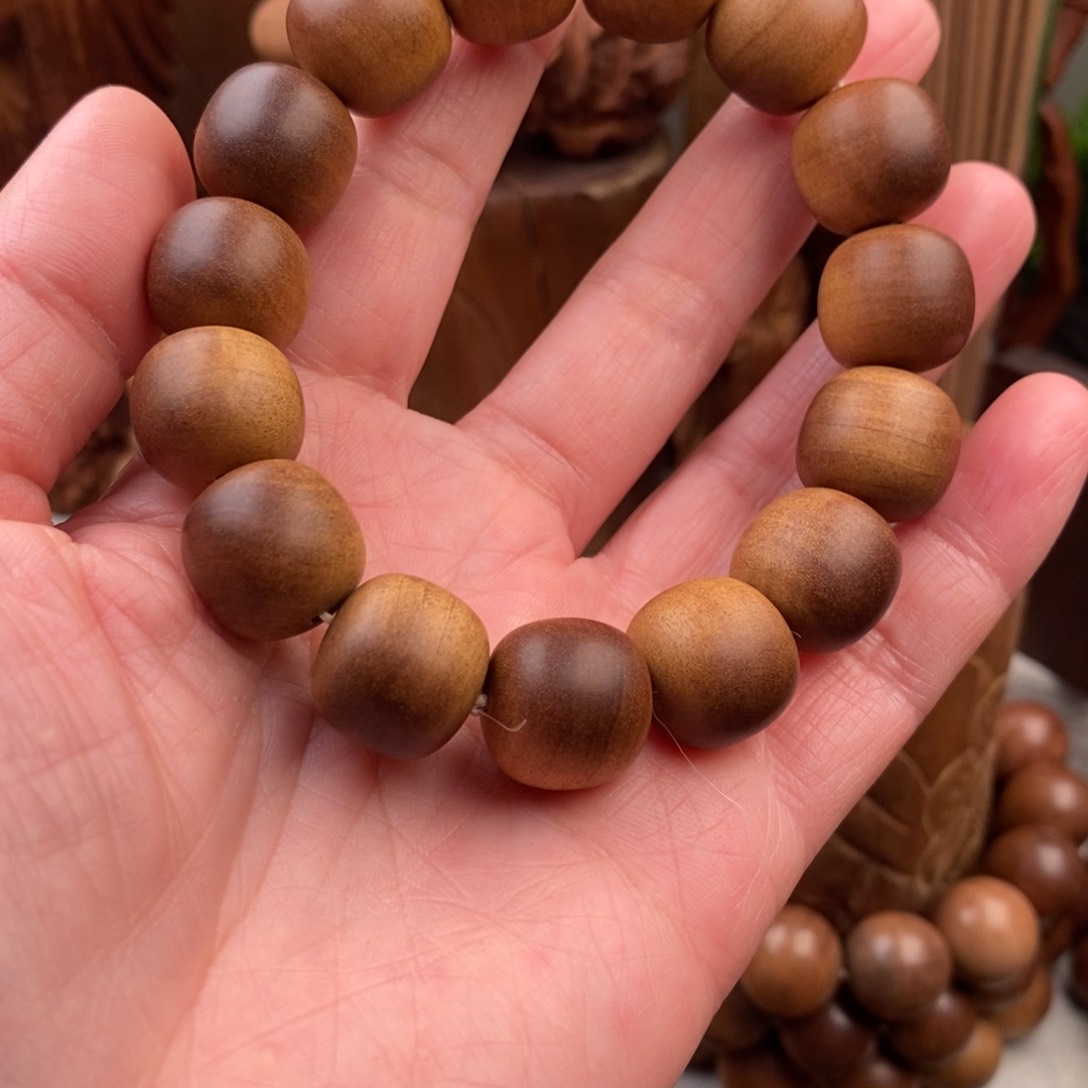 檀香木手串/手链帆*老山檀香1516单圈