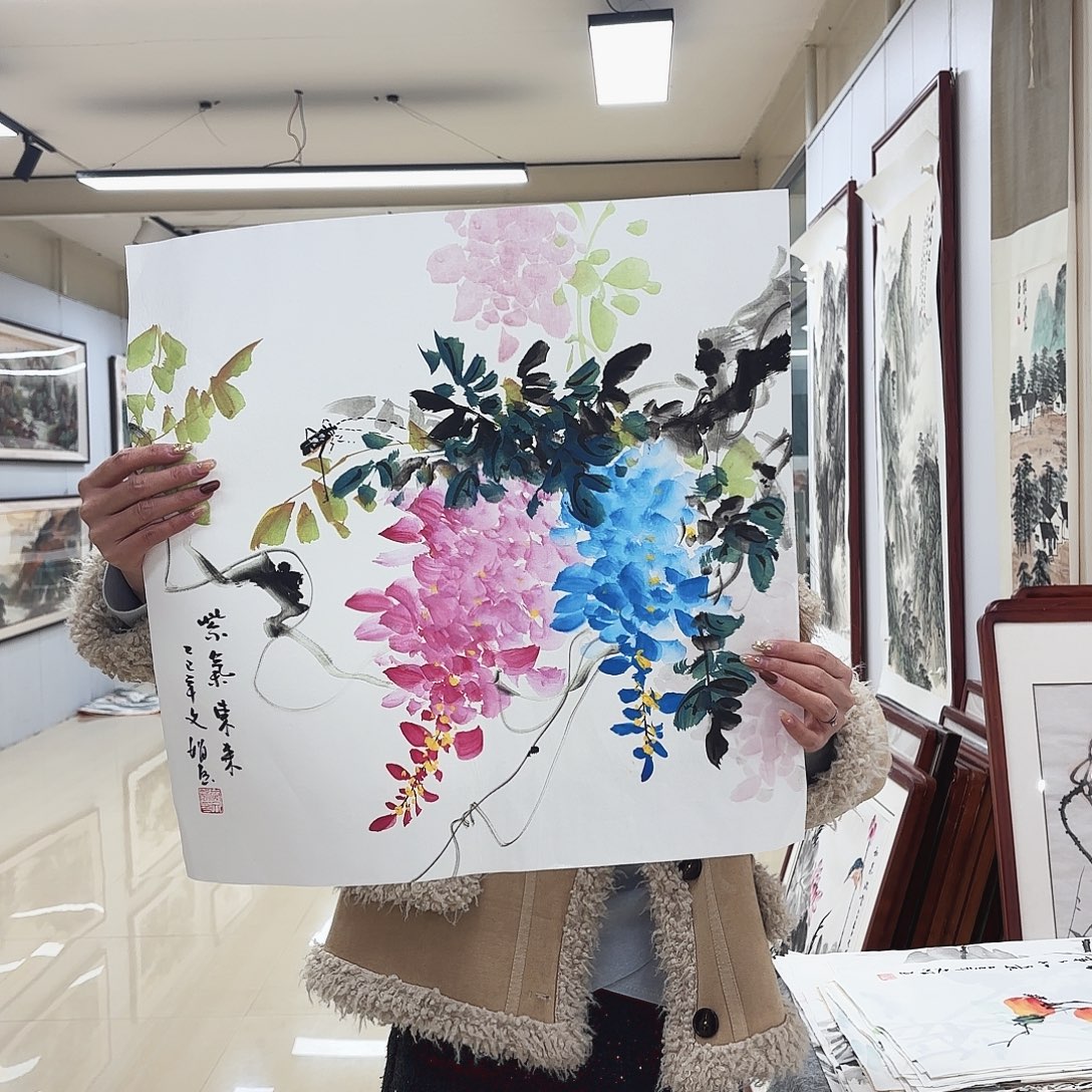 国画国画作品集一个由一